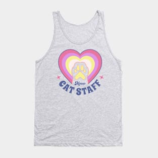 Meow Cat Staff Tank Top